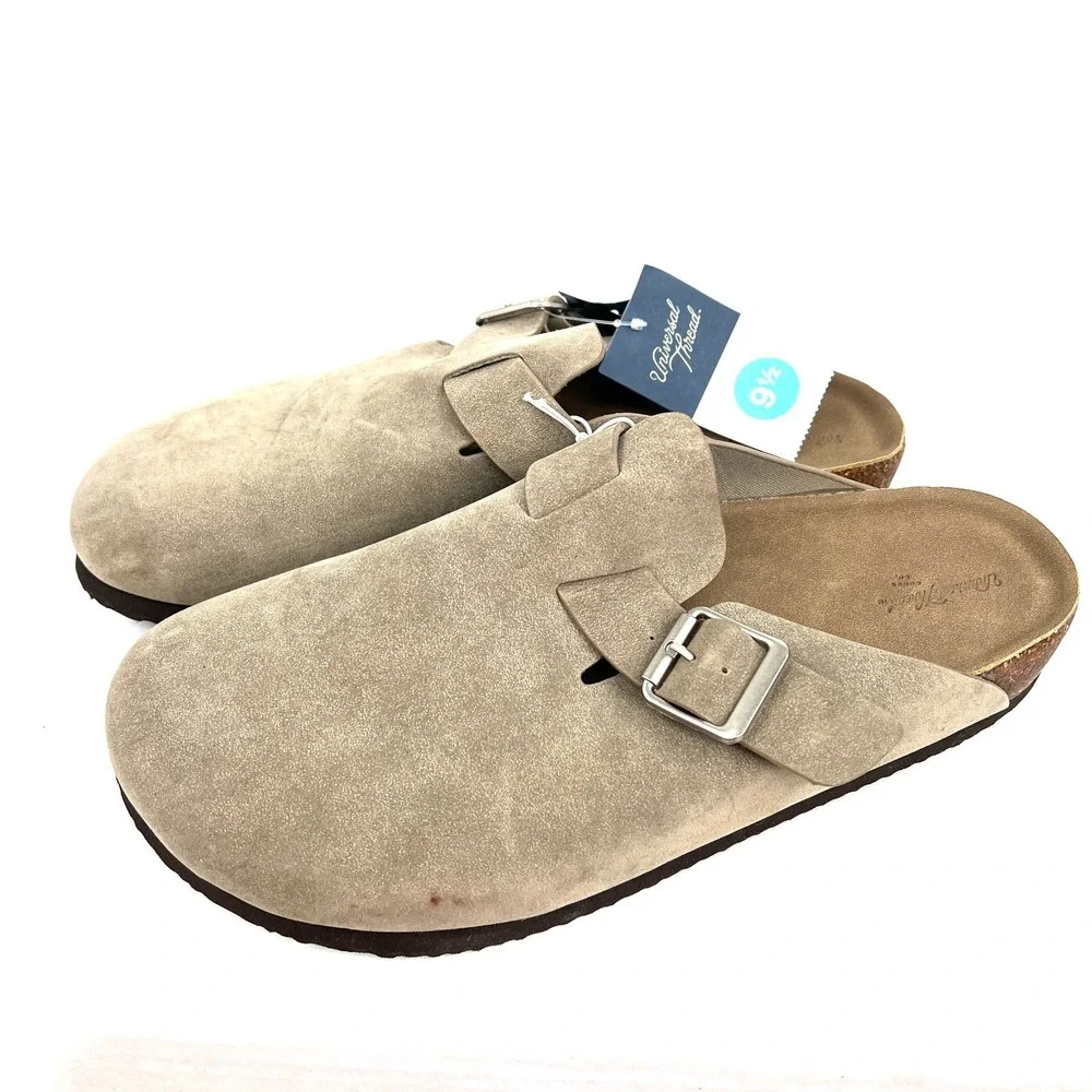 NEW Universal Thread Betsy mule clog boho shoe taupe granola classic retro 9.5